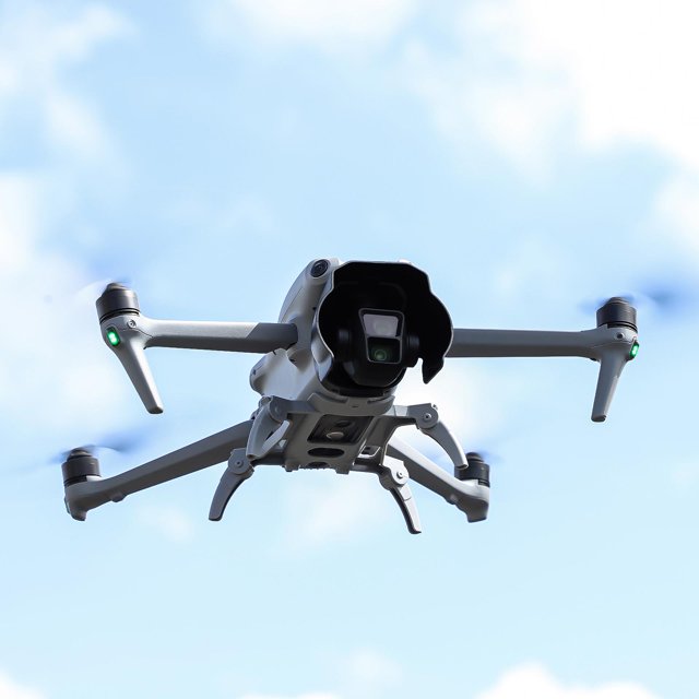 Protector de cámara con tapa de lente, ligero, fácil instalación, antideslumbrante resistente para accesorios de drones Air 3 CUTICAT Cubierta del parasol