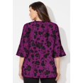 thumbnail image 2 of Catherines Women's Plus Size Petite Georgette Pintuck Blouse, 2 of 5