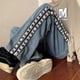 thumbnail image 5 of Empalme Pantalones De Ajuste Relajado,Pantalones De Mezclilla Para Hombres Pantalones Anchos Para Hombres Pantalones De Pierna Ancha Pantalones De Mezclilla De Ajuste Relajado Para Hombres Diseño Fácil De Usar, 5 of 8