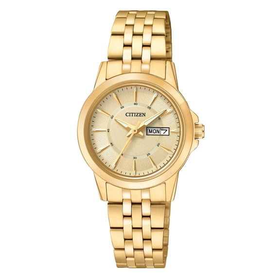 Citizen Women's Classic Quartz Gold Tone Stainless Steel Watch EQ0603-59P
