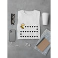 thumbnail image 3 of Videogame Always Hungry Burger Graphic Men White T-Shirt, Male Small, 3 of 4
