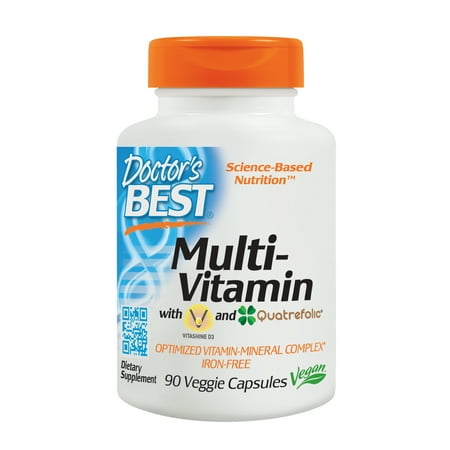 Doctor's Best Multi-Vitamin, Vegan, Gluten Free, 90 Veggie (Best Vitamin E Products)
