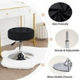 Walmart Black Vanity Stool, Adjustable Height Swivel Chair, Round