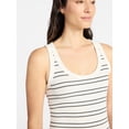 thumbnail image 5 of Time and Tru Women's Ribbed Tank Top, Sizes XS-XXXL, 5 of 6
