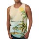 thumbnail image 1 of Hawaiian Tanks For Men Casual Fashion Sleeveless Summer Beach Printed Round Neck Tank Top2XL, 1 of 5
