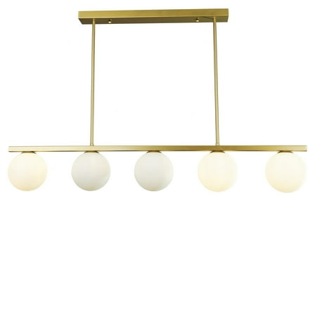 Warehouse of Tiffany WTY696 Aria 6 in. 5-Light Indoor Antique Brass Finish Chandelier with Light Kit