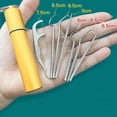 thumbnail image 4 of 1 Set Toothpick Set Metal Stainless Steel Oral Cleaning Tooth Flossing Portable Toothpick Floss Teeth Cleaner with Storage Tube Betterlifefg, 4 of 4