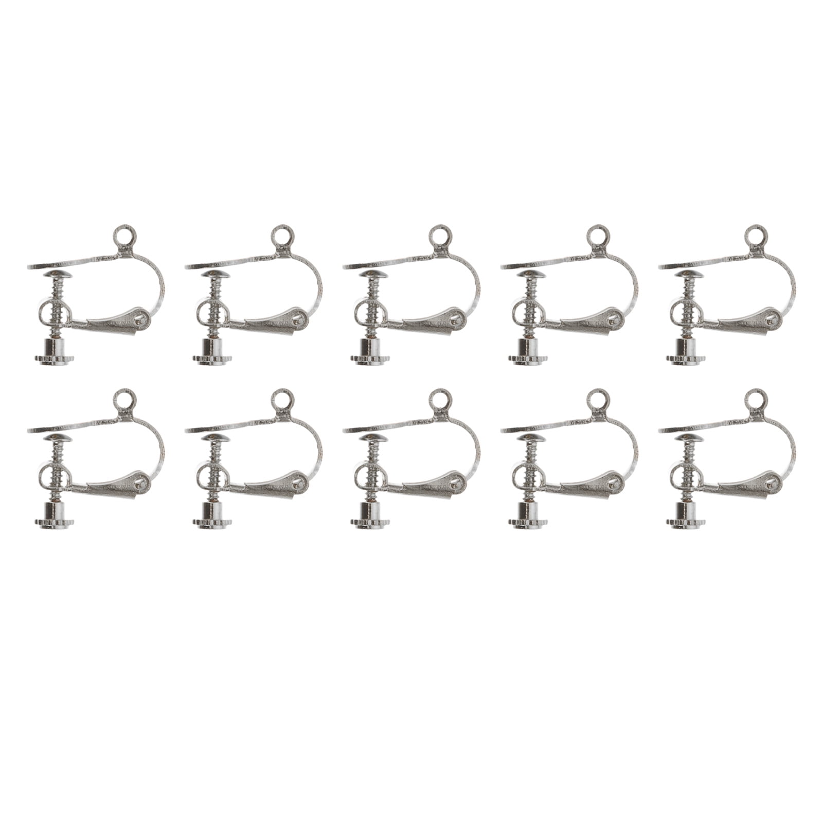Convertisseurs Boucles D'oreilles Clip - Paire, Ouverture Facile, Transforme Les Boucles à Tige En Clips - 6