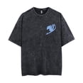 thumbnail image 7 of FAIRY TAIL T-shirt with short sleeves Happy Vintage wash men's and women's summer sweatshirts, 7 of 7