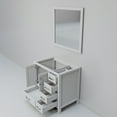 thumbnail image 6 of Lexora Home Jacques 36" Single Vanity with Mirror in White, 6 of 9