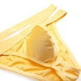 thumbnail image 5 of UVEASISHA Men's Underwear Cotton Briefs Low Rise Soft Underpants Comfy Stretch Triangle Yellow XXL, 5 of 10