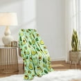 thumbnail image 4 of Cute Avocado Flannel Soft Warm Cozy Blanket for Sofa and Chair 50x60inch,Avocado Decor Stuff Accessories, 4 of 7