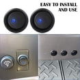 thumbnail image 5 of 3Pc 12V 20A Rocker Toggle LED Switch Blue Light SPST On-Off Control for Boats Cars Racing Cars Off-Road Vehicles Heavy Trucks RVs ATVs and Anything That Uses a 12 Volt Power,3 * Rocker switch,black, 5 of 5