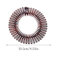 thumbnail image 1 of VONKY U-Part Peigne à Perruques Accessoires Peignes de Fil de Tissage de Cheveux Résistant à l'Usure Coloré à la Mode Fournitures Accessoire à la Maison Léopard Rouge, 1 of 6