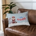 thumbnail image 3 of Hello Winter Ragdoll Smiling in Red Scarf Hat Welcome Christmas Quilt Pillowcase Cat Lover Kitten Owner Gifts Idea Throw Pillow Cover Bed Home Decor - 00017, 3 of 5
