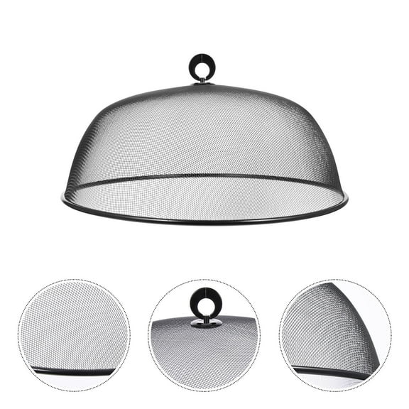COMPUKAS Food Cover Food Tent Set Iron Black 1Set