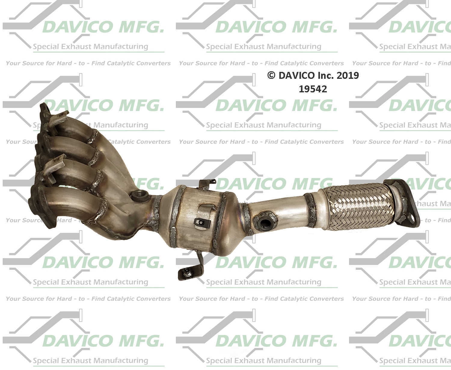 Davico Mfg 19542 Direct-Fit Catalytic Converter