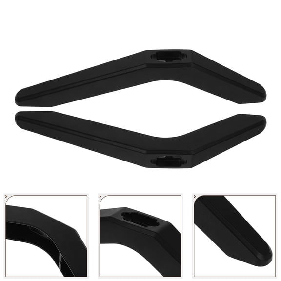 IDEANATEGRATE 2Pcs Monitor Riser White Color Sturdy Support for Office Use