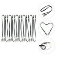 thumbnail image 4 of CIMAXIC 10pcs Face Masks Lanyard Neck Hanging Rope Outdoor Masks Strap with Two Clip,27.56"X0.2"X0.04", 4 of 5