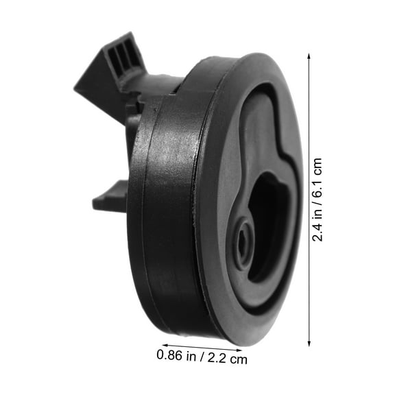 MEIBUTYUP Marine Pull Latch with Steel Screws, Easy to Install Boat Hatch Handle Hardware, 4 Pieces Set for Marine Use