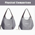 thumbnail image 4 of Women Canvas Hobo Purse Multi Pocket Handbags Shoulder Bags Totes Purses, 4 of 7