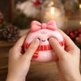 thumbnail image 3 of Christmas Snowman Squishy Toy Cute Cartoon Stress Ball Slow Rising Squeeze Fidget for Kids Adults Glitter Squishy Travel Portable Stocking Stuffer Party Favor Fun, 3 of 4