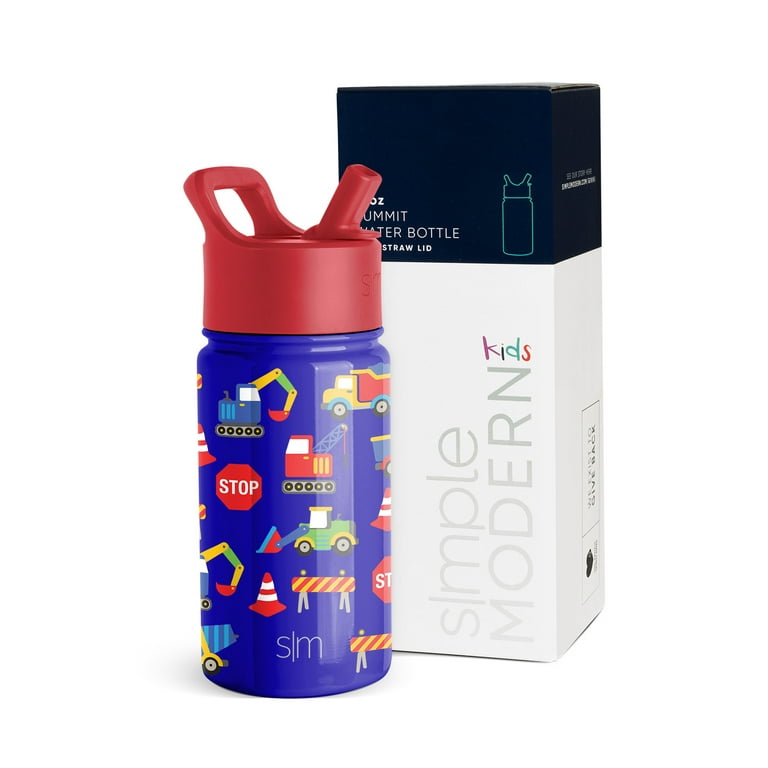 Simple Modern Kids Water Bottle With Straw Lid Stainless Steel