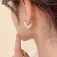 thumbnail image 2 of Pendientes de botón encantadores de estilo ligero de lujo nicho s925 con esmalte en forma de gota para mujer, moda de nicho de buena calidad francesa, exquisitos y combinables, 2 of 5