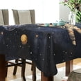 thumbnail image 5 of Yayeee Tablecloths 60" x 120" Rectangle Wrinkle Resistant Party Table Cover, Watercolor Astronaut, 5 of 8