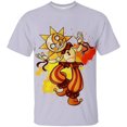 thumbnail image 3 of Camiseta de Anime Sundrop y Moondrop Fnaf, camisetas con estampado 3D para hombre, camisetas de moda de verano con cuello redondo, ropa holgada y genial de Harajuku, 3 of 5