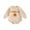 Apricot, variant on Musuos Baby Girls Casual Romper 3 6 12 18 Months Long Sleeve Crewneck Letter Pumpkin Embroidery Halloween Clothes Tops