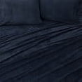 thumbnail image 5 of Velvet Plush Fleece Solid Sheet Set, Full, 4 Pieces, 5 of 6