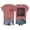 A-Pink474, variant on XIAOCHA Pickle Letter Print T Shirt For Women Short Sleeve Crew Neck Front Back Graphic Tee