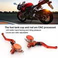 thumbnail image 4 of Brake  Kit Adjustable Handbrake Motorcycle Modification Pair Brake  Lever Universal Motorcycle Master Cylinder Reservoir Hydraulic Pump Handbrake 22mm Fit For, 4 of 8