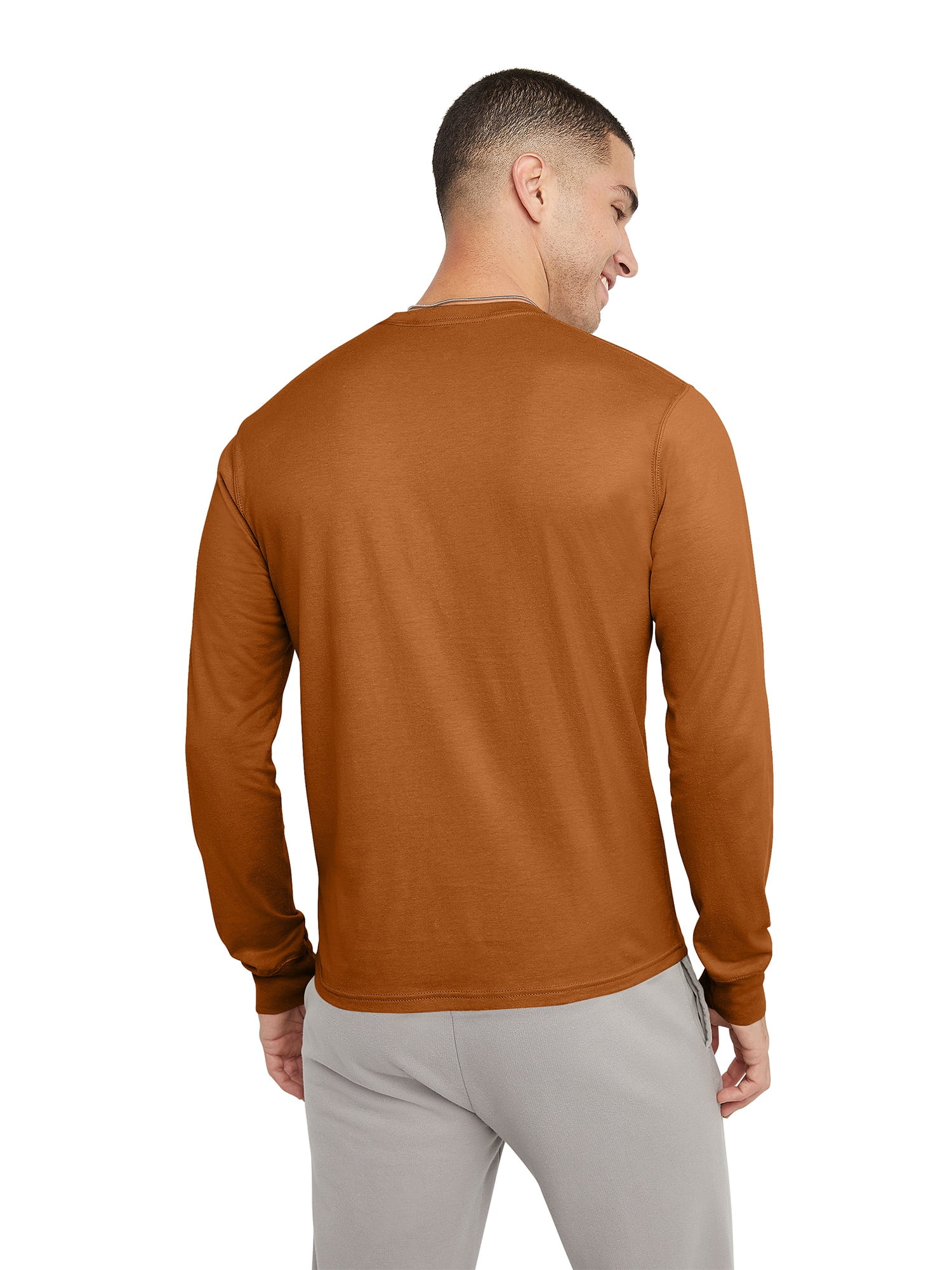 Hanes Originals Men's & Tall Men's Garment Dyed Long-Sleeve T-Shirt, Sizes S-4XLT
