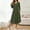 Army Green, variant on Ladies Womens Winter Dresses A-Line Simple Maxi Army Green Dresses Casual Long Sleeve V-Neck Dresses,L