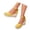 Yellow, variant on IWRICH Women's Squared Closed Toe Wedges Espadrilles Sandals Platform Ankle Strap Beach Sandals Yellow 9.5