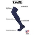 thumbnail image 2 of Twin City Defender Heel & Toe Over The Knee Sock Navy Large, 2 of 2