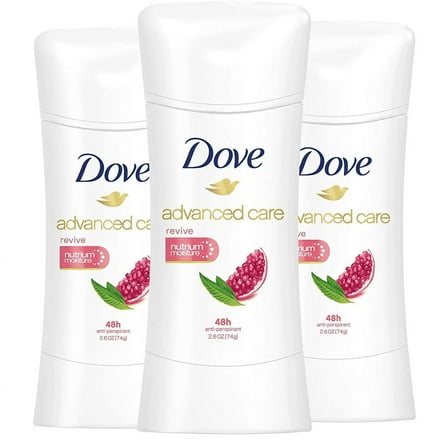 Dove Advanced Care Revive Antiperspirant Stick, Pack of 3