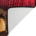 thumbnail image 5 of Dreamtimes Hot Caffee Fall Area Rug 72x48in Rustic Wooden Board Non-Slip Floor Carpet Comfort Floor Mats Decor for Indoor Living Dining Room and Bedroom Area, 5 of 7