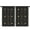 Black Gold Sun, variant on Blackout Kids Curtains,Black Gothic Astrology Symbol Pattern Childrens Insulated Curtains Set Of 2,Bedroom Essentials,Toddler Room Decor 42x54in(106x137cm)