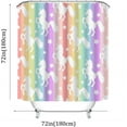 thumbnail image 3 of Floral 4PCS Shower Curtain Sets-Tulips Butterfly Bathroom Set Accessories with Non-slip Rug,Toilet Lid Cover, Bath Mat,12 Hooks-72x72in-Flower Bloom Spring Curtains-Home Decor Adult Gift, 3 of 7