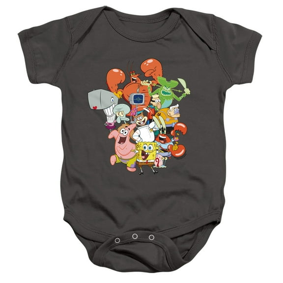 Spongebob The Whole Gang Unisex Infant Snap Suit for Baby