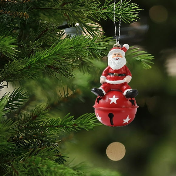 RKSTN Cloches de Noël Cloches Père Noël Cloches Bonhomme de Neige Cloches Halloween Habiller Cloches de Sapin de Noël Cloches en Fer pour Décoration Intérieure