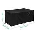 thumbnail image 3 of Cubierta protectora de muebles impermeable perfecl a prueba de polvo 600D Oxford, 3 of 8