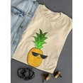 thumbnail image 3 of Buon Ferragosto Cool Ananas T-Shirt Women -Image by Shutterstock, Female x-Large, 3 of 4