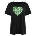 thumbnail image 4 of Chemise de la Saint-Patrick pour Femmes Imprimée d'Hiver Décontractée à Fleurs, 4 of 4