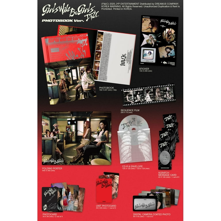 ITZY - Girls Will Be Girls (PHOTOBOOK Ver.) - CD - Walmart.com