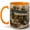 Orange, variant on Morning Bookshop 11oz Ceramic Mug, Paris Book Lover Coffee Cup, Cozy Library Street Gift