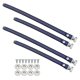 thumbnail image 5 of Kit de 4 correas para zancos de yeso, correas ajustables para pies, repuesto para zancos., 5 of 5